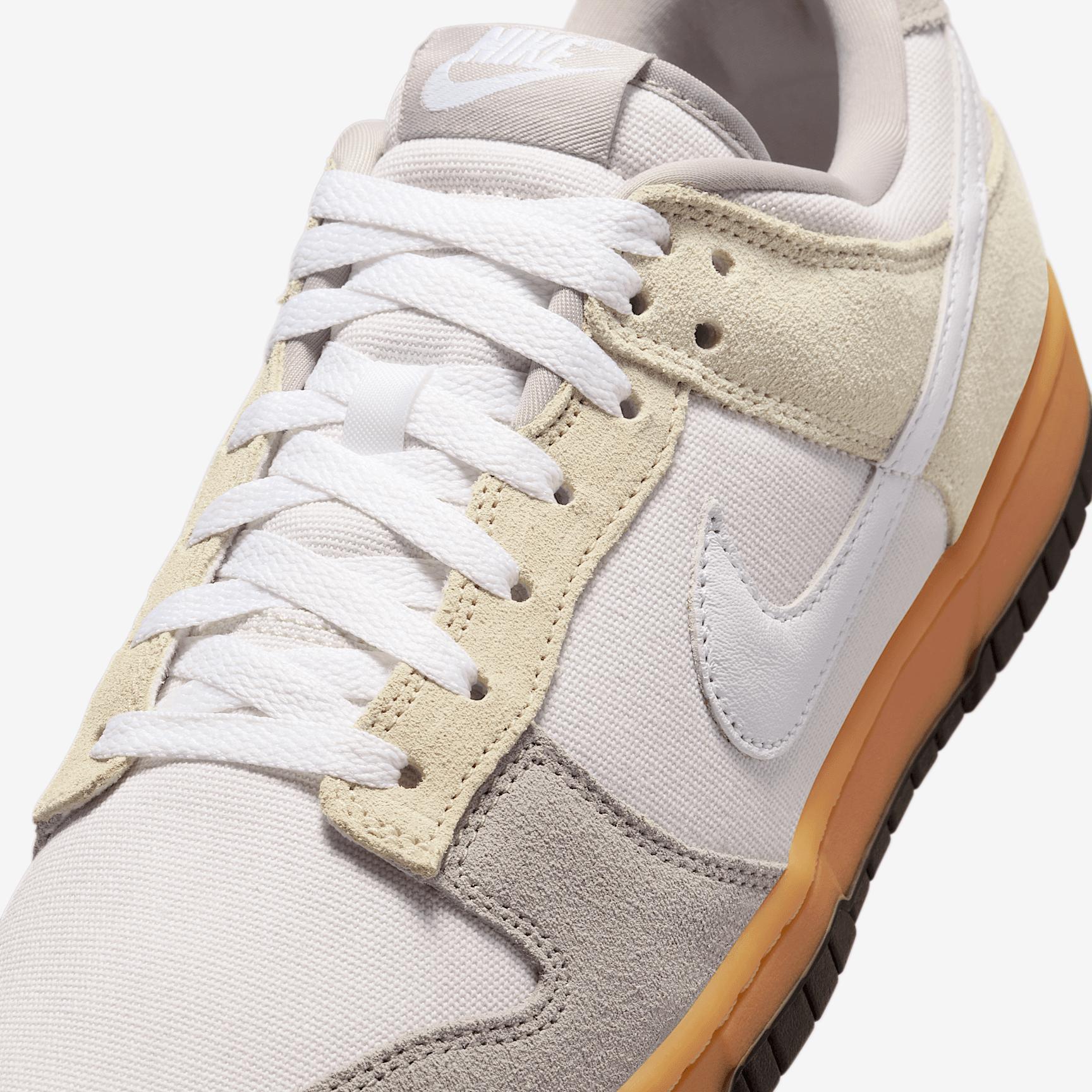 Nike Mens Dunk Low Retro Casual Shoes in Phantom/White/College Grey Product Image