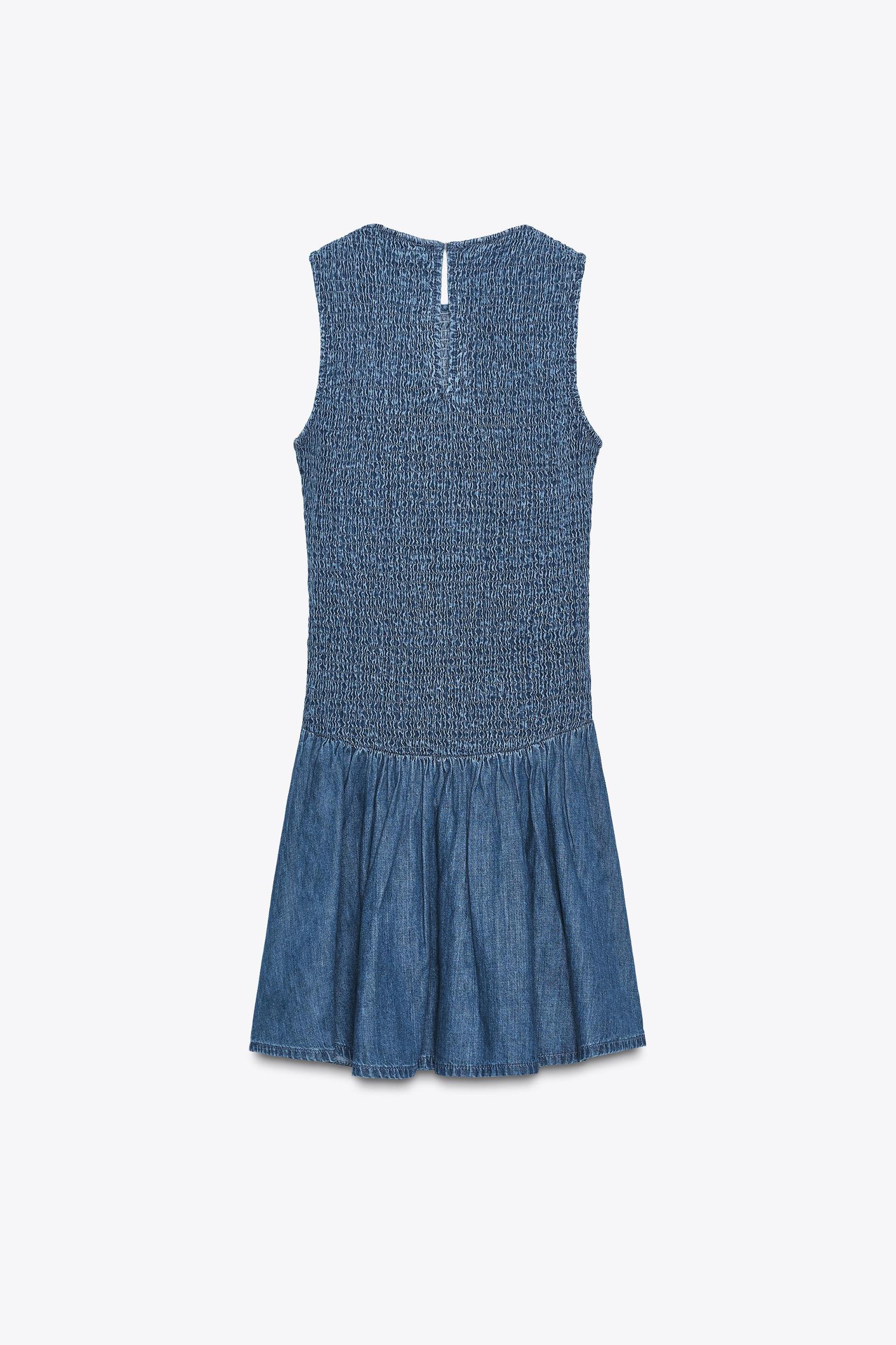 SMOCKED SHORT DRESS Product Image