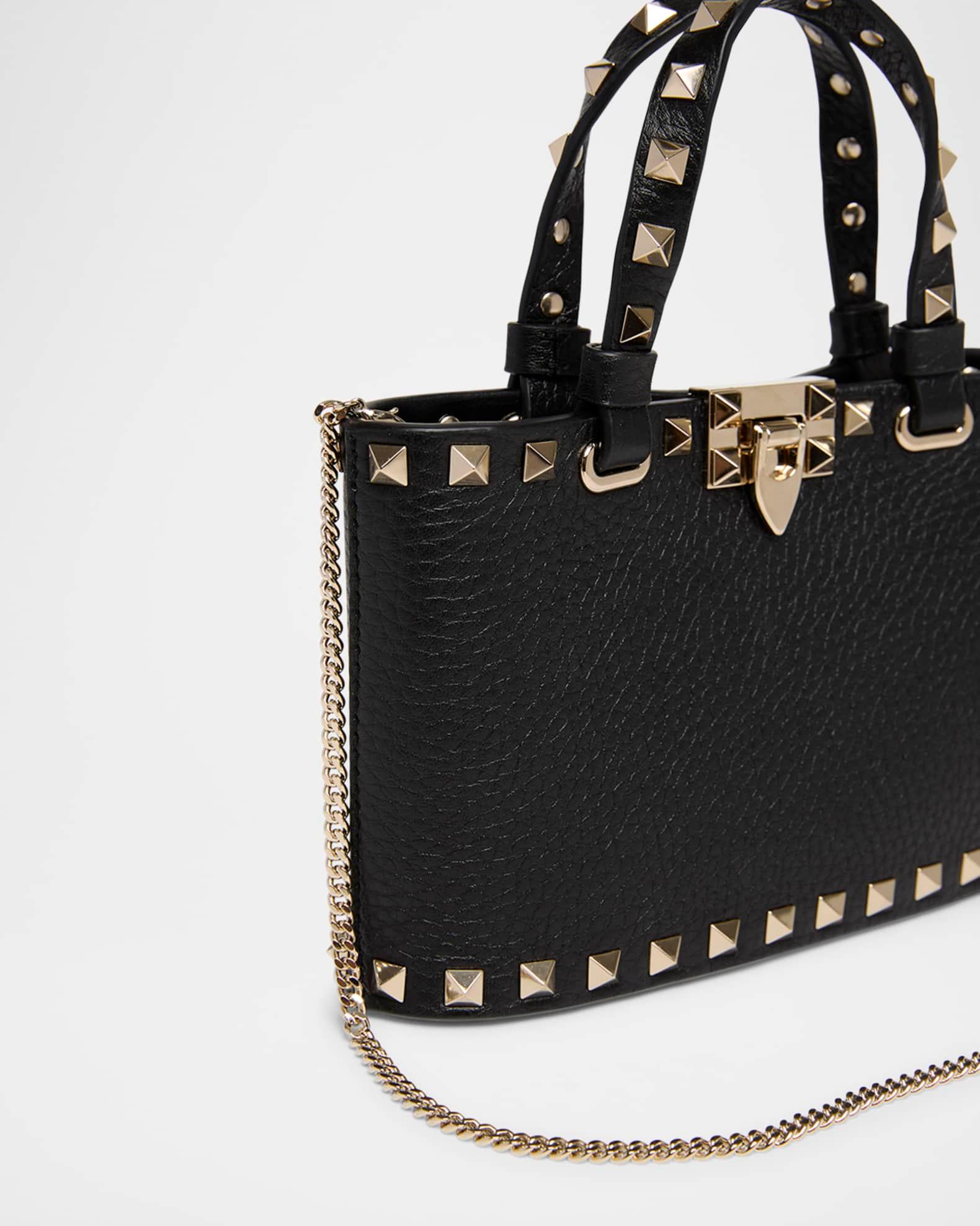 Mini Rockstud Leather Tote Bag Product Image