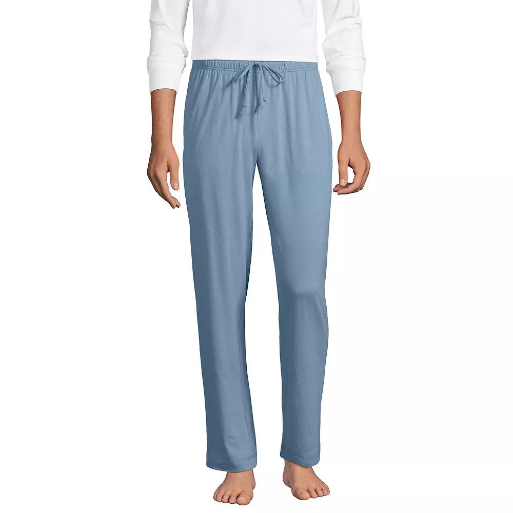 Big & Tall Lands' End Knit Jersey Sleep Pants, Men's,  Product Image