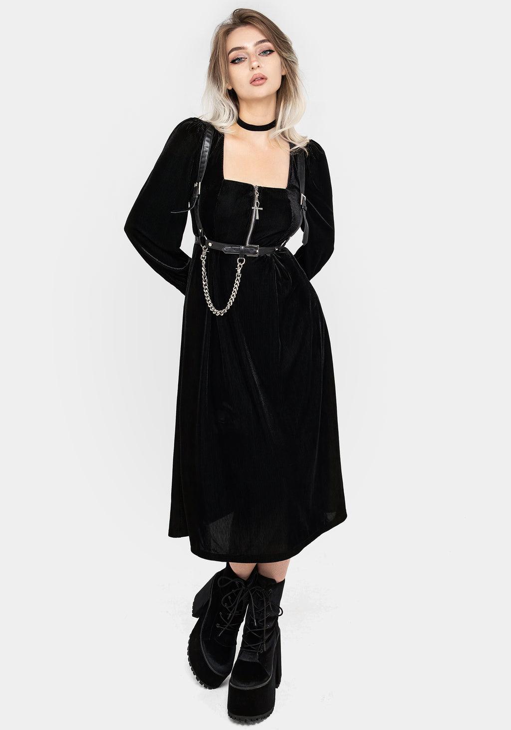 Legacy Zip Front Midi Dress Product Image
