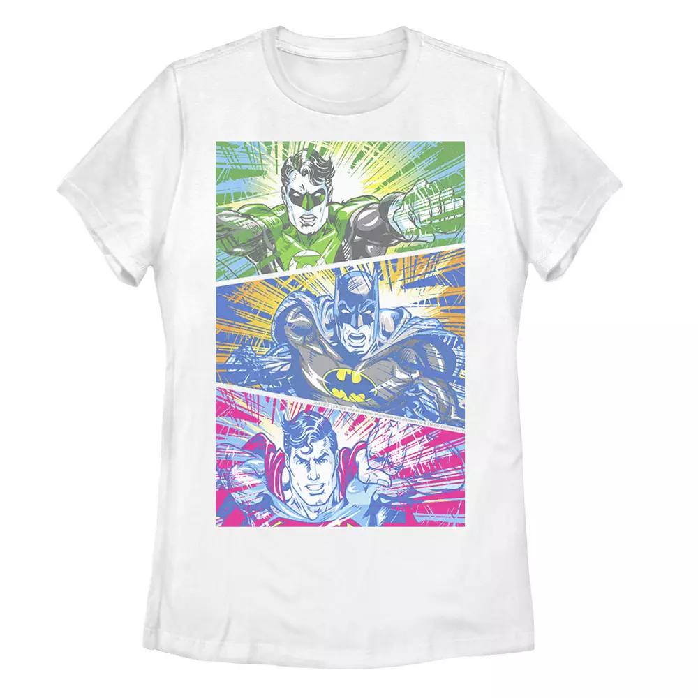 Juniors' DC Comics Green Lantern Batman Superman Graphic Tee, Girl's,  Product Image