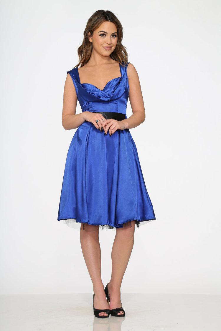 Blue Occasional Swing Dress Product Image