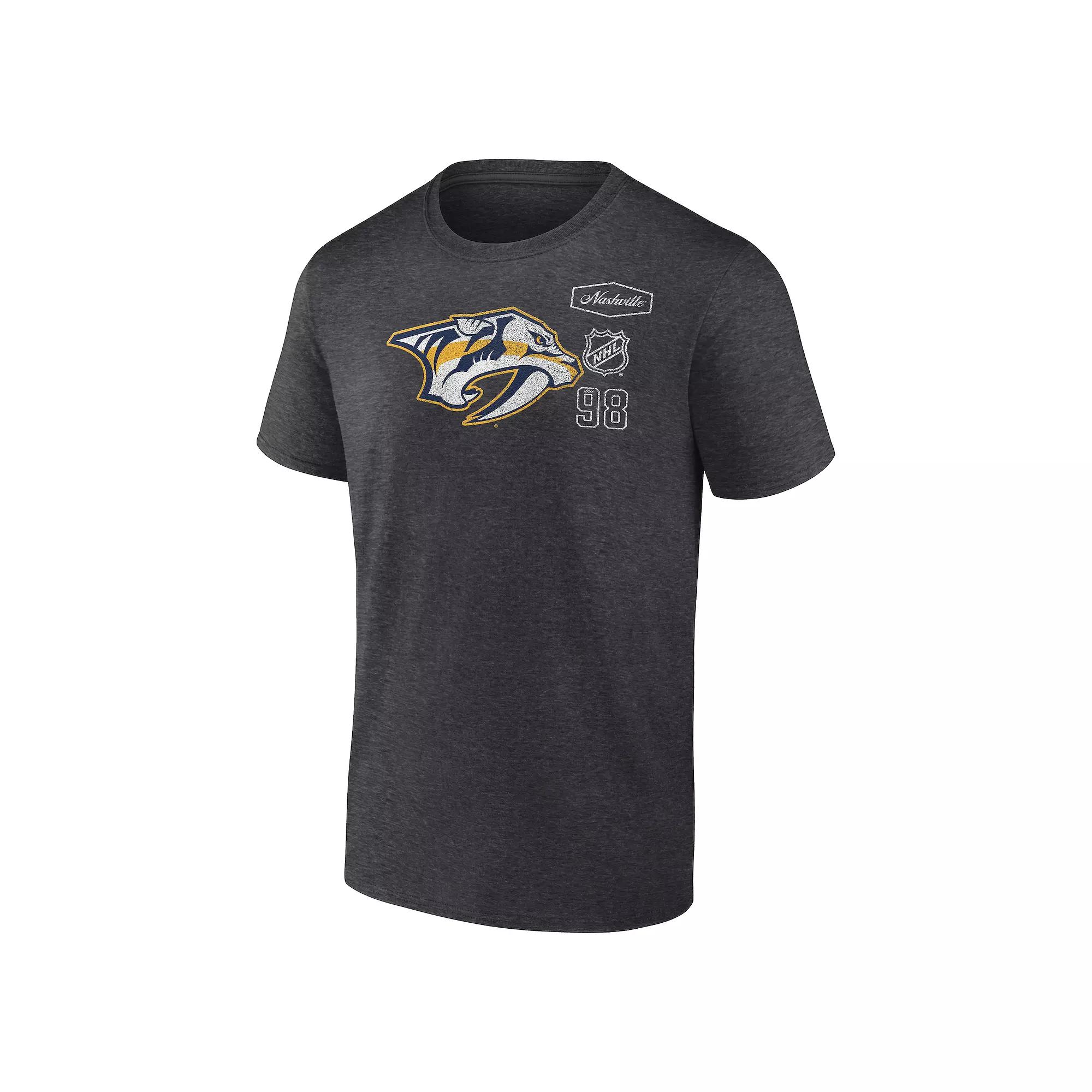 Men's Fanatics Nashville Predators NHL Origin Heritage Logo Tee,  Product Image