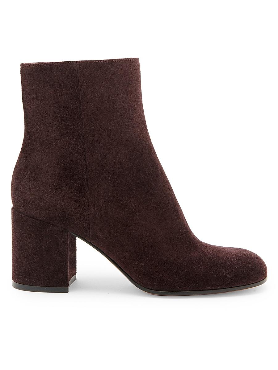 Womens Joelle 70MM Suede Ankle Boots Product Image