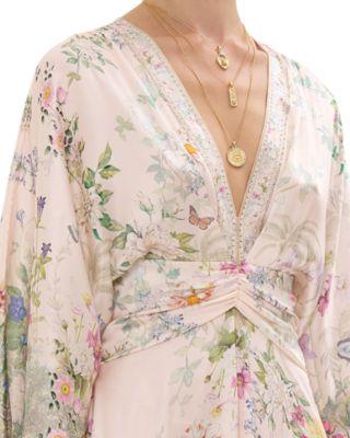 Petal Sleeve Long Dress Product Image