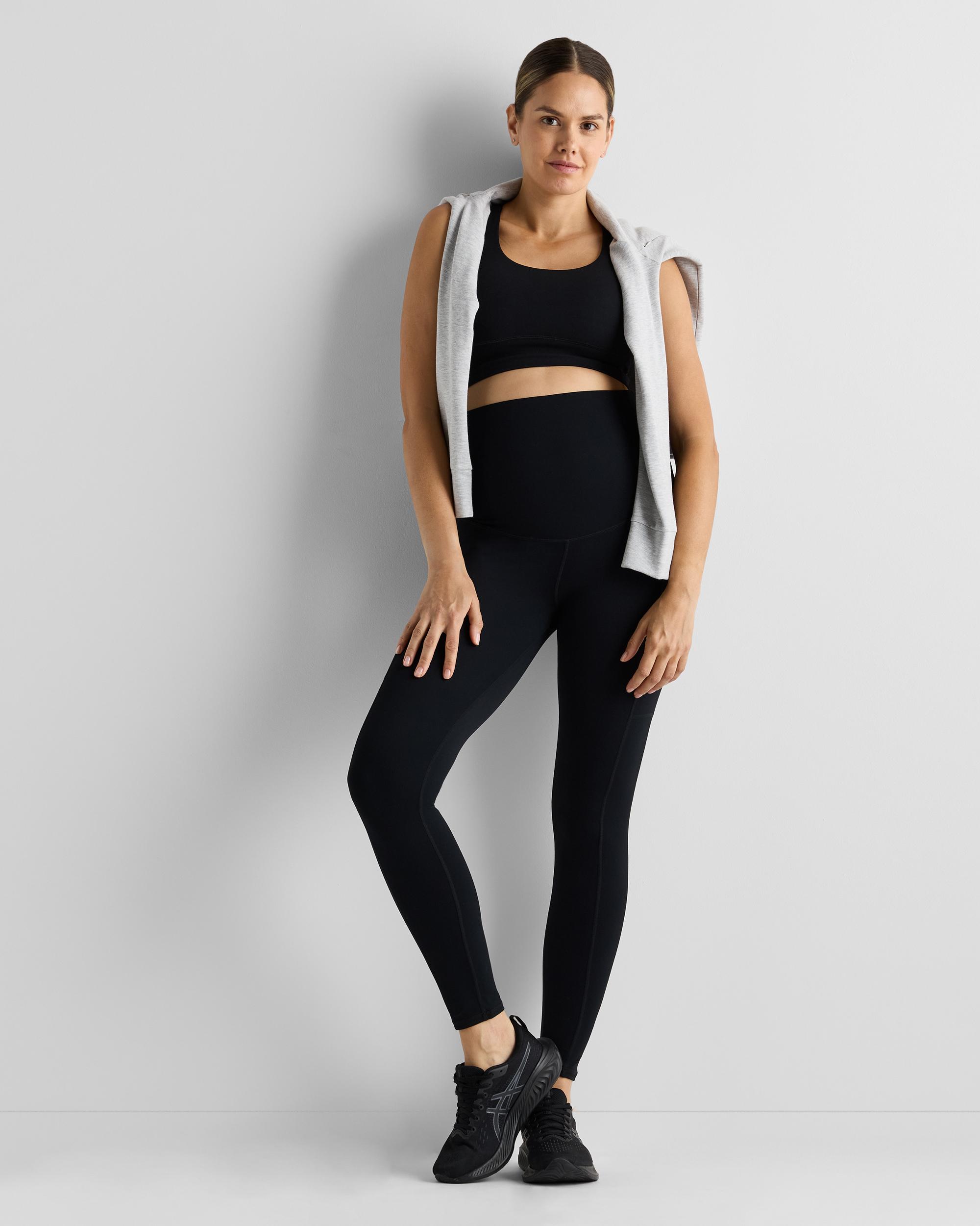 Quince | Women's Ultra-Form Maternity Pocket Leggings Size XL, Nylon/Spandex Product Image