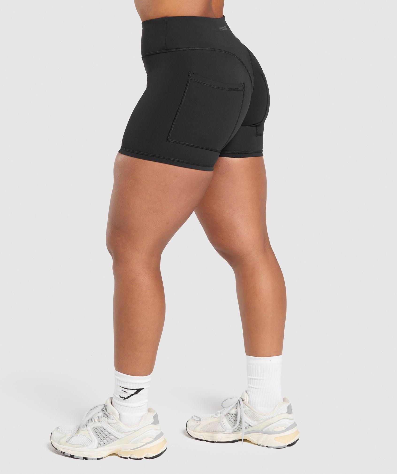 Gymshark Superset Pocket Shorts - Black Female Product Image