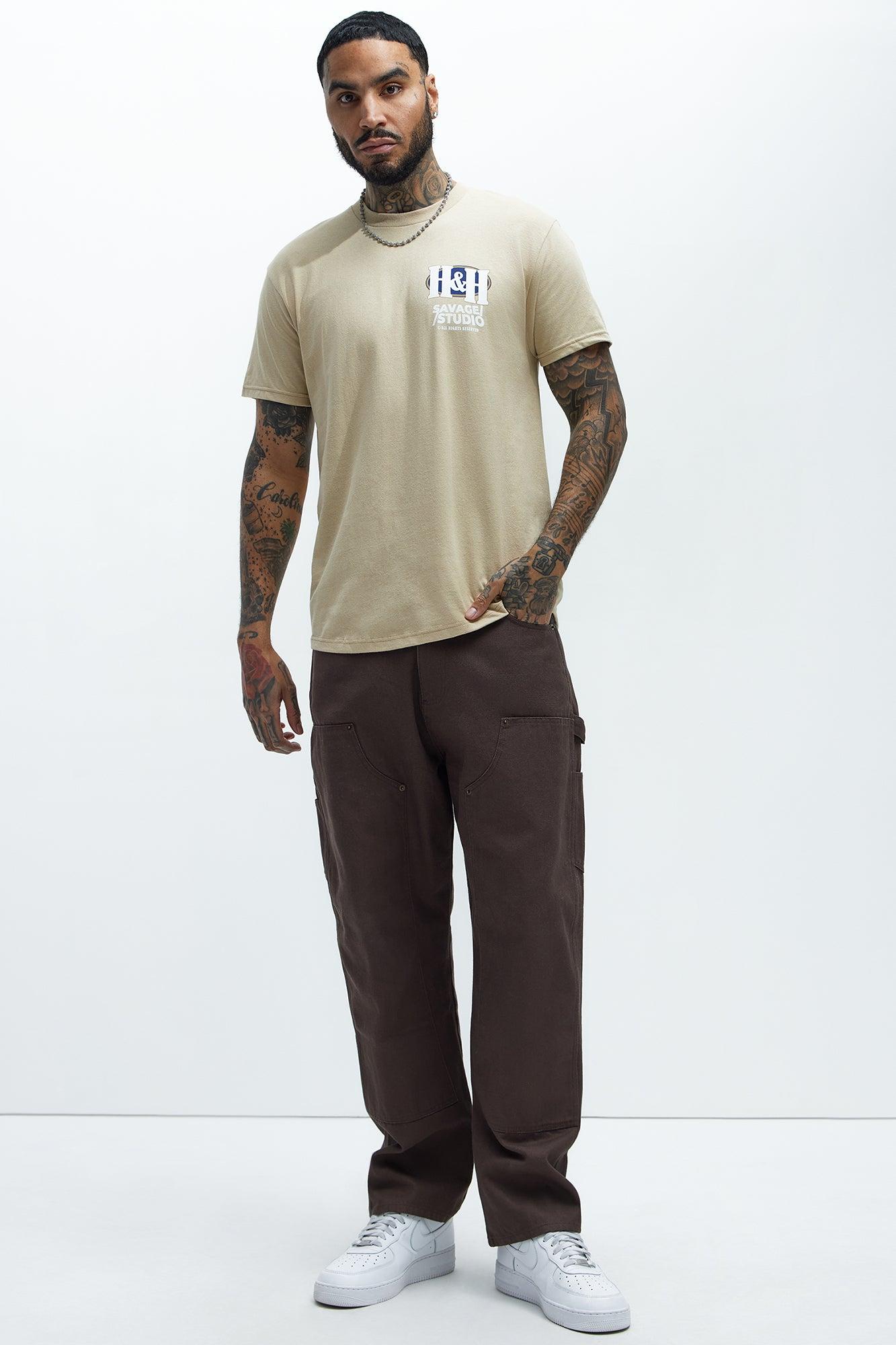 Heaven & Hell Short Sleeve Tee - Sand Product Image