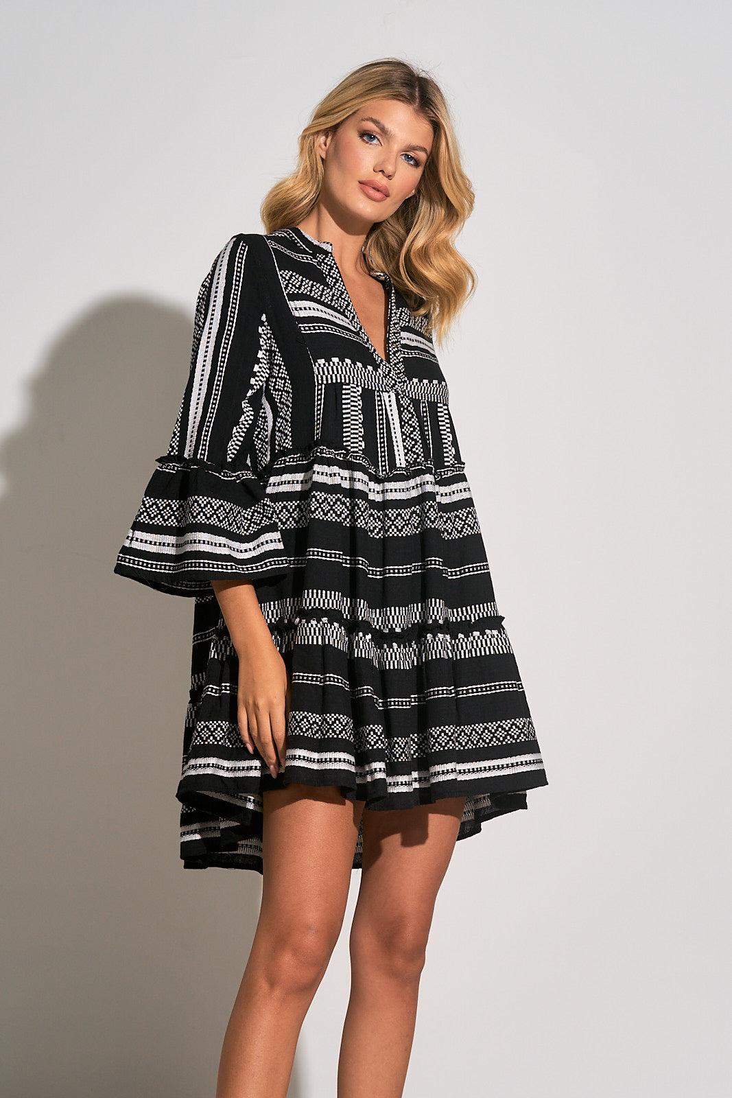 Tribal Tiered Dress Product Image
