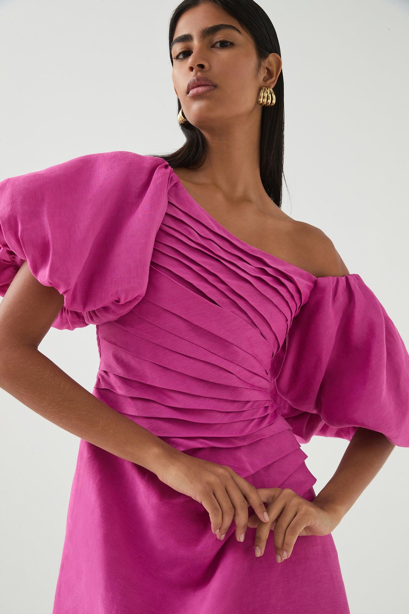 Cadence Ruched Mini Dress Product Image