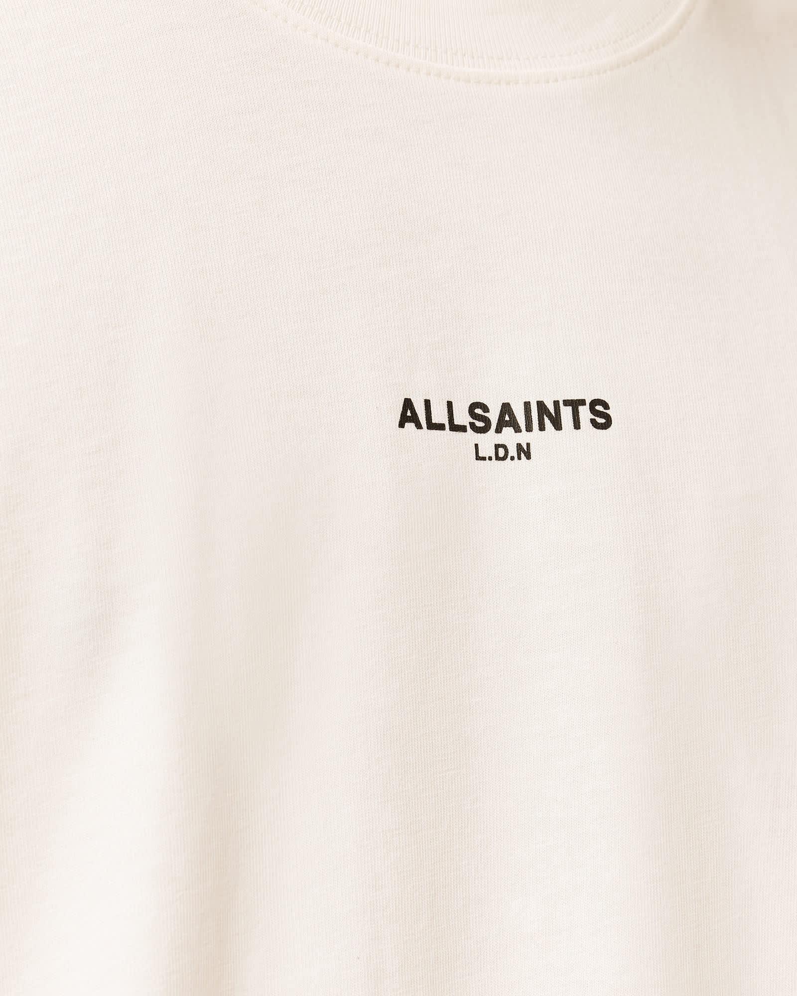 Mikro Oversized T-Shirt ASHEN WHITE | ALLSAINTS US Product Image