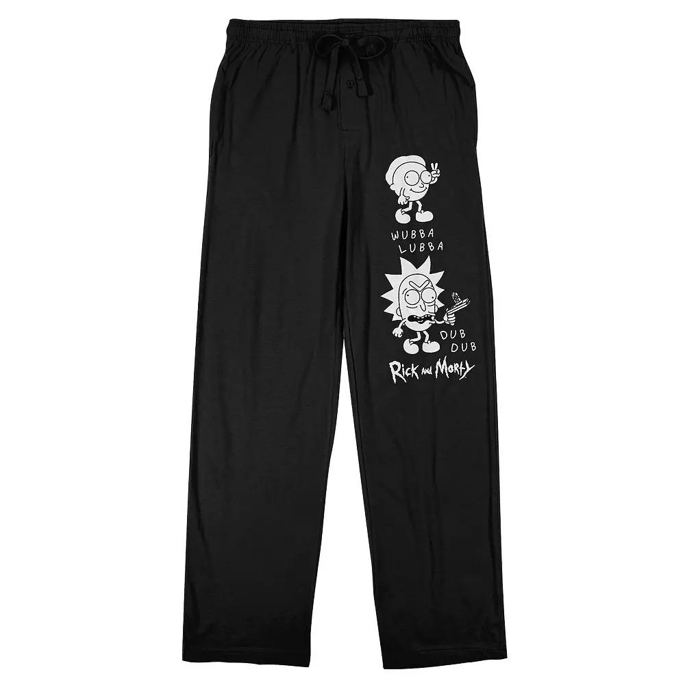 Men's Rick & Morty Wubba Pajama Pants,  Product Image