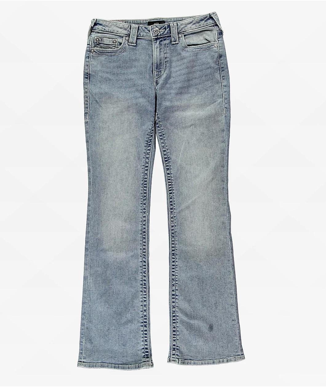 True Religion Becca Peak Spot Mid Rise Bootcut Jeans Product Image