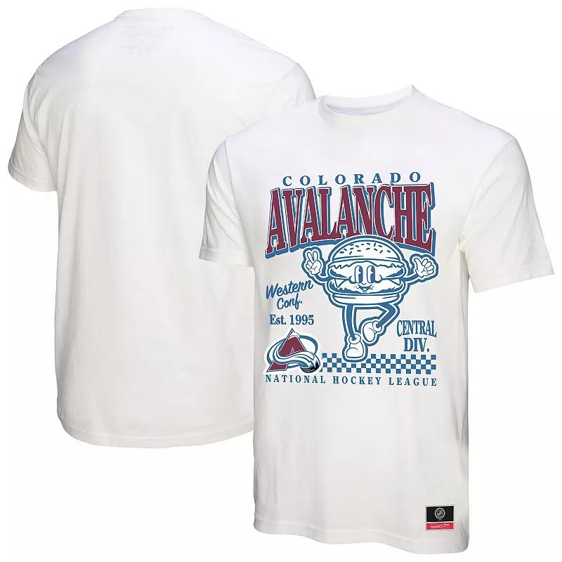 Men's Mitchell & Ness White Colorado Avalanche Local Food T-Shirt,  Product Image