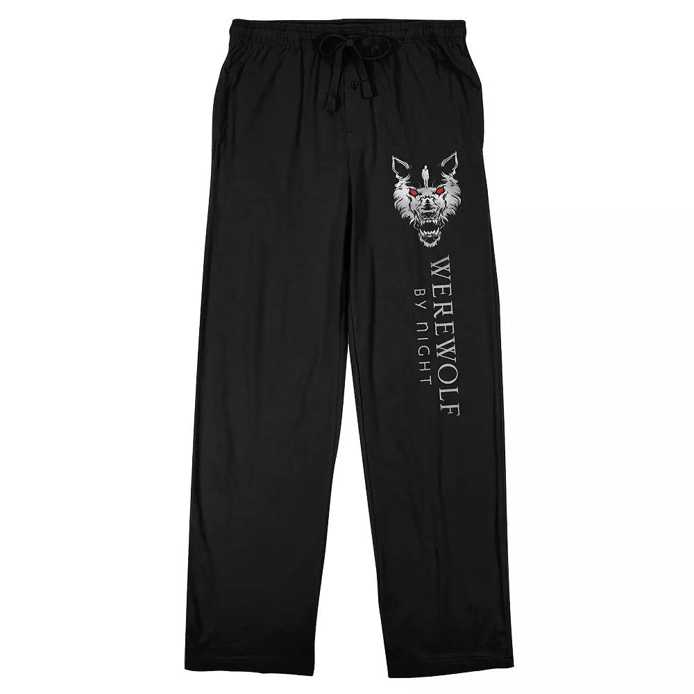 Men's Werewolf By Night Sleep Pants, Size: Medium, Black Product Image