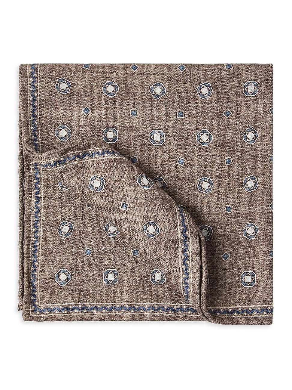 Mens Double Face Silk Pocket Square Product Image