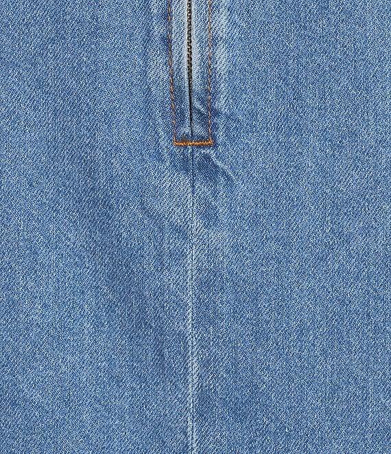 Antonio Melani Alena Denim Round Neck Sleeveless Coordinating Blouse Product Image