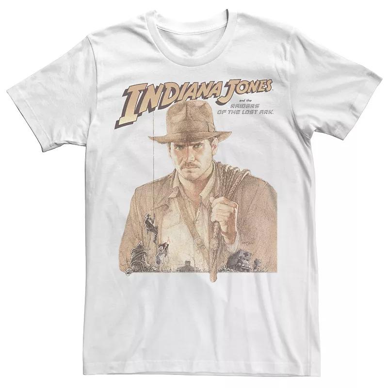 Big & Tall Indiana Jones and the Raiders of the Lost Ark Retro Poster Graphic Tee, Men's,  Product Image
