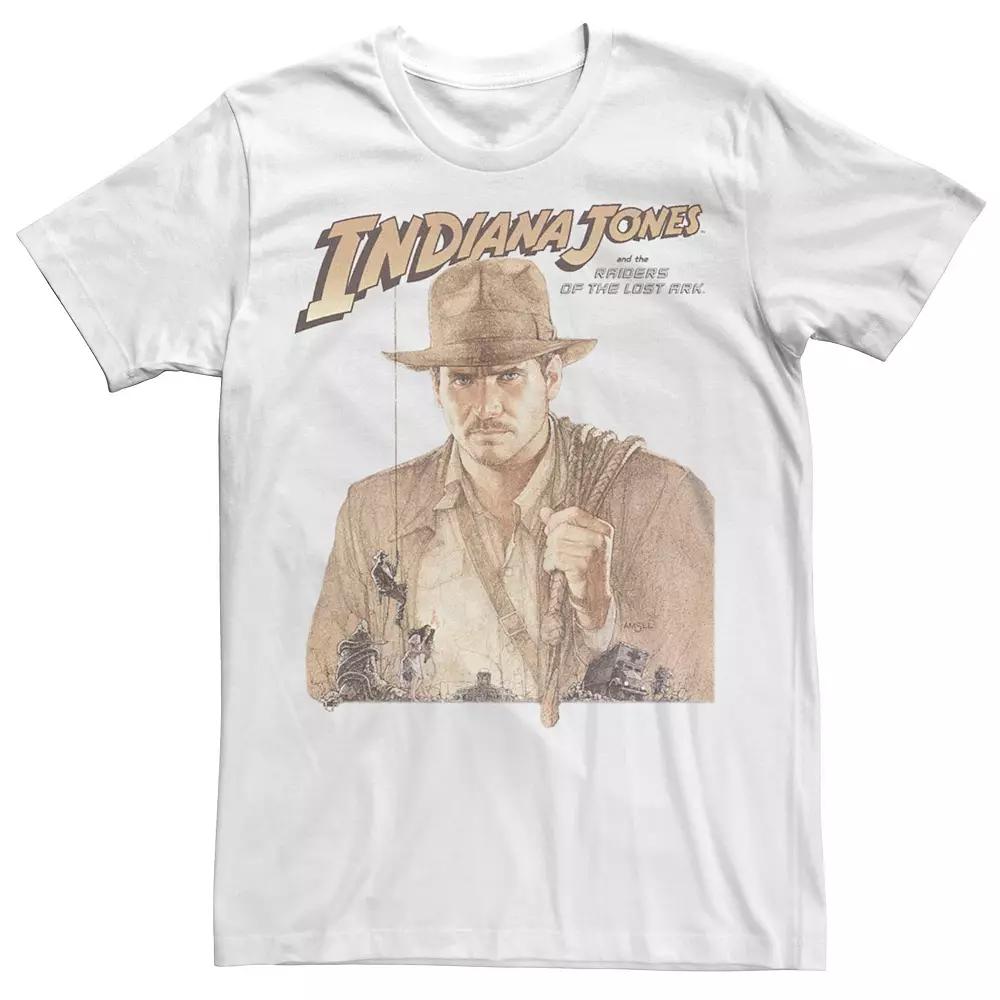 Big & Tall Indiana Jones and the Raiders of the Lost Ark Retro Poster Graphic Tee, Men's,  Product Image