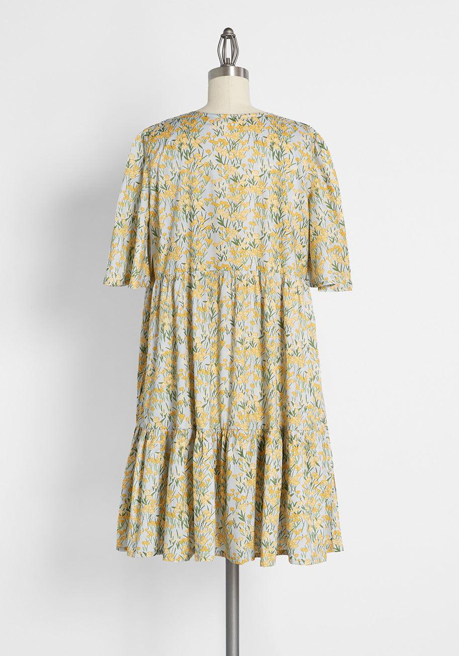 Sweet and Tender Blossoms Babydoll Dress Product Image