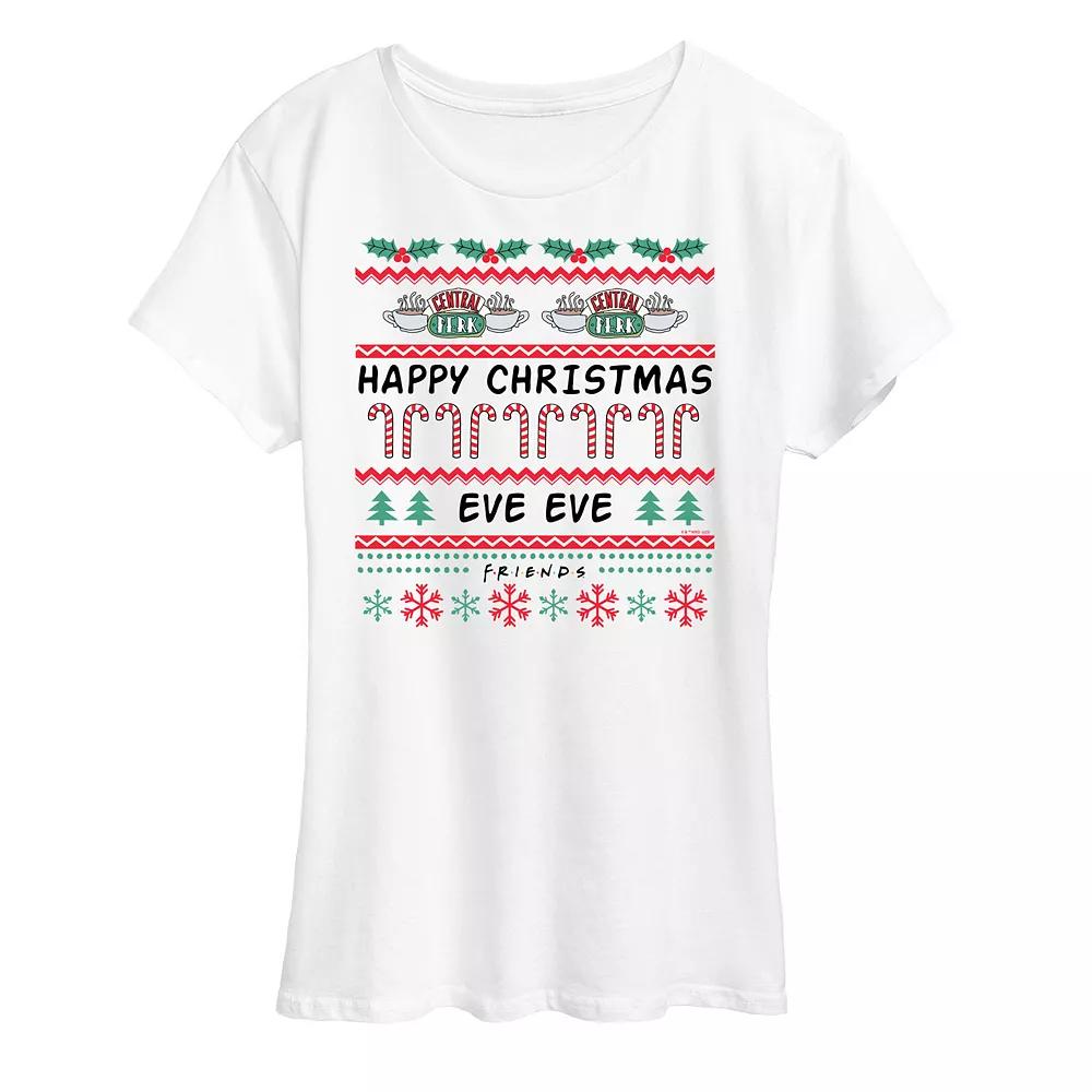 Women's Friends Christmas Eve Eve Graphic Tee, Girl's,  Product Image