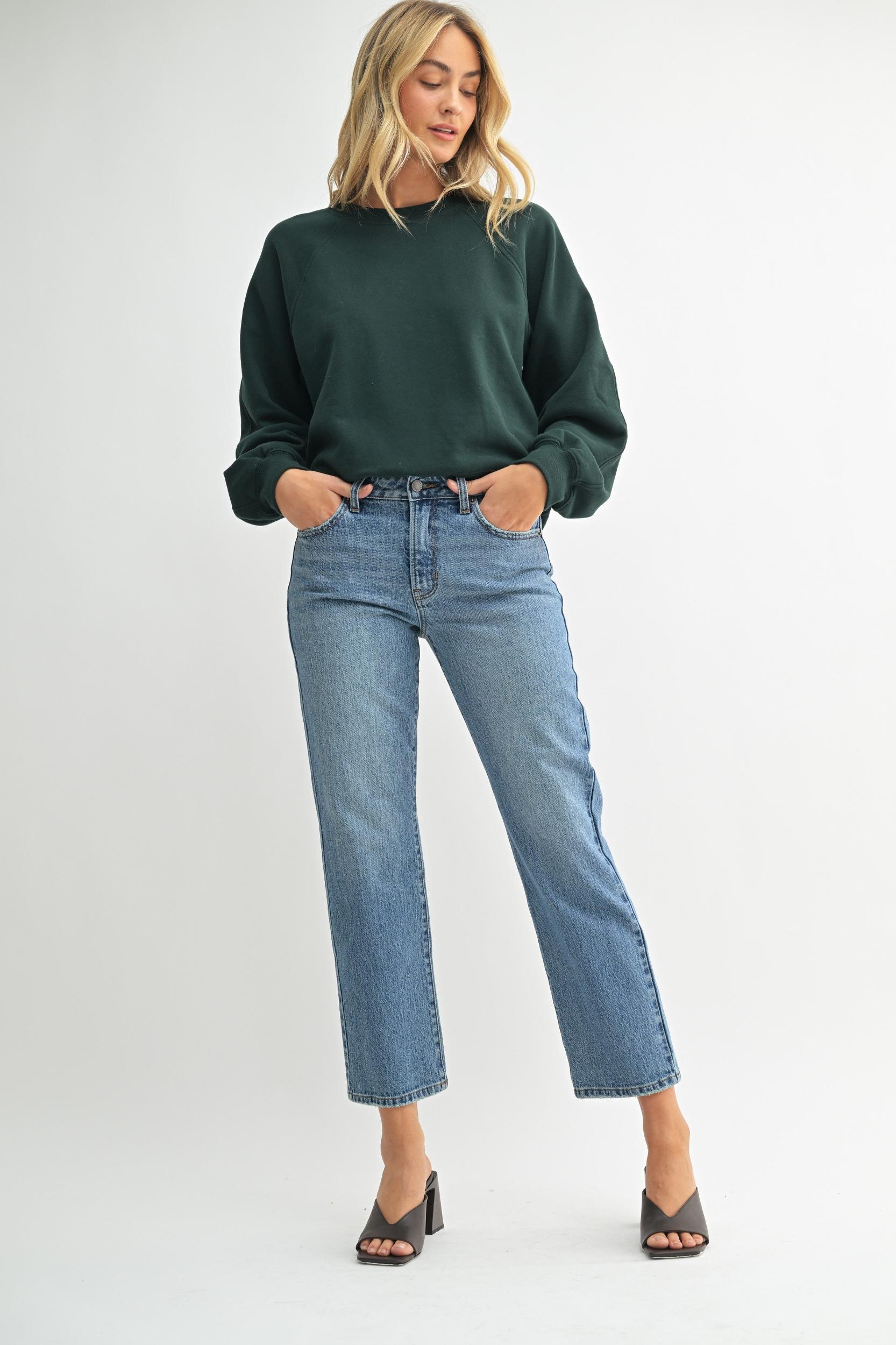 90's Stretch Straight Leg Jeans Product Image