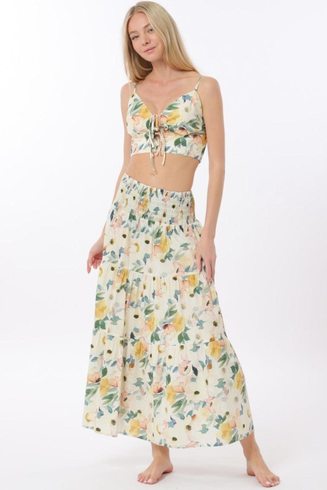 Floral Skirt Set Product Image
