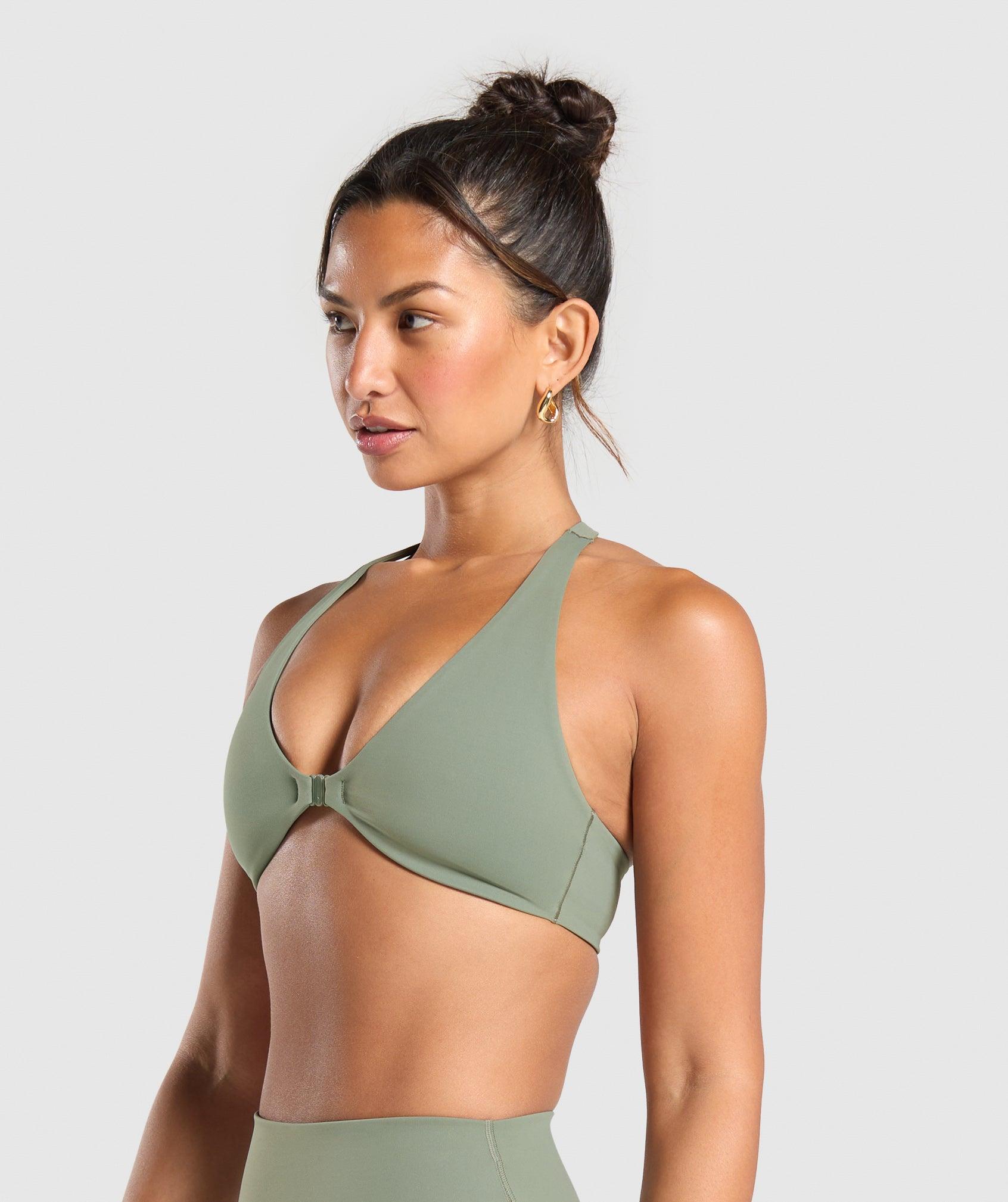 Gymshark Elevate Sports Bra - Unit Green Female Product Image