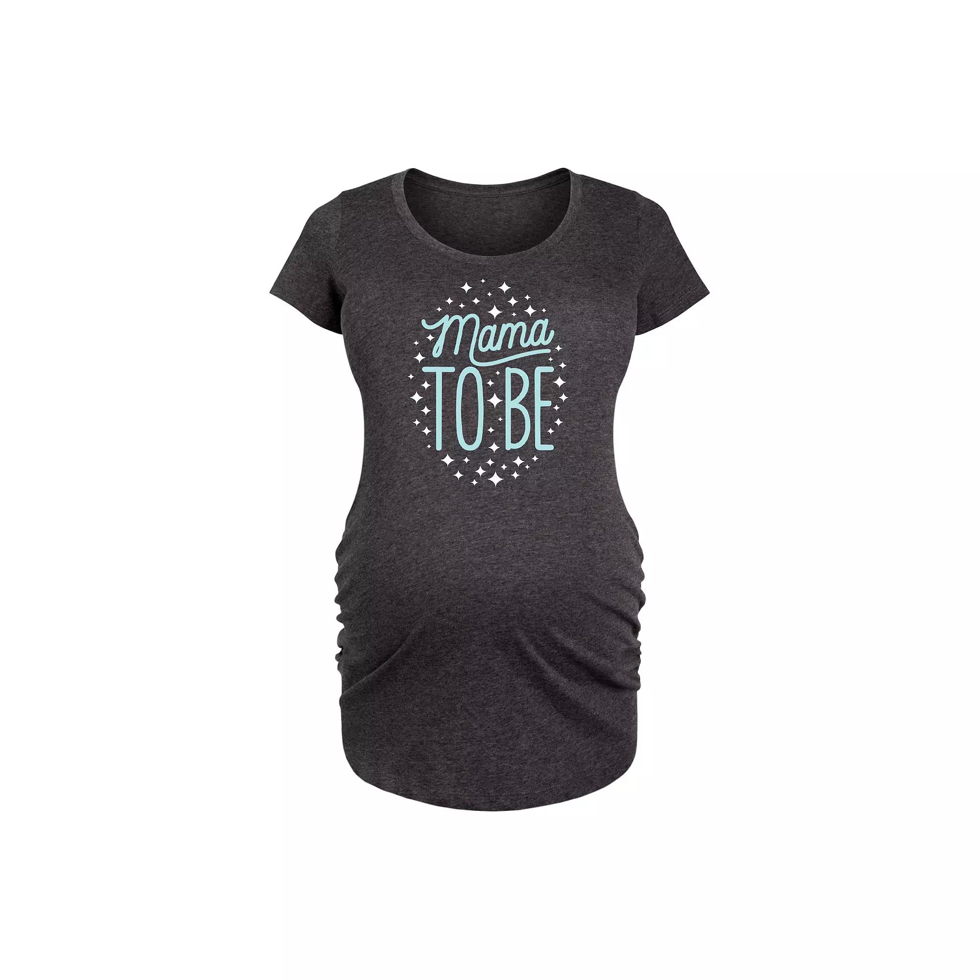 Maternity Santa Baby Repeated Graphic Tee, Women's,  Product Image