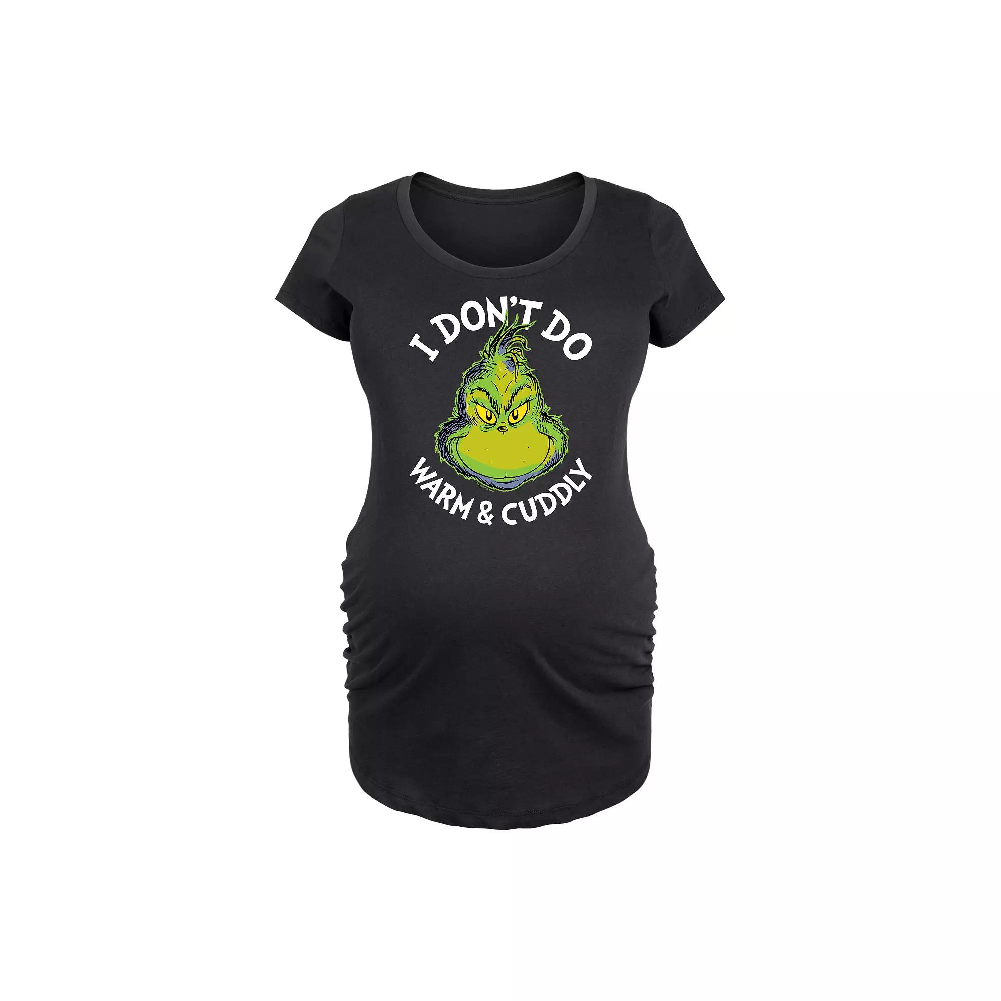 Maternity Believe With Santa Hat Graphic Tee, Women's,  Product Image