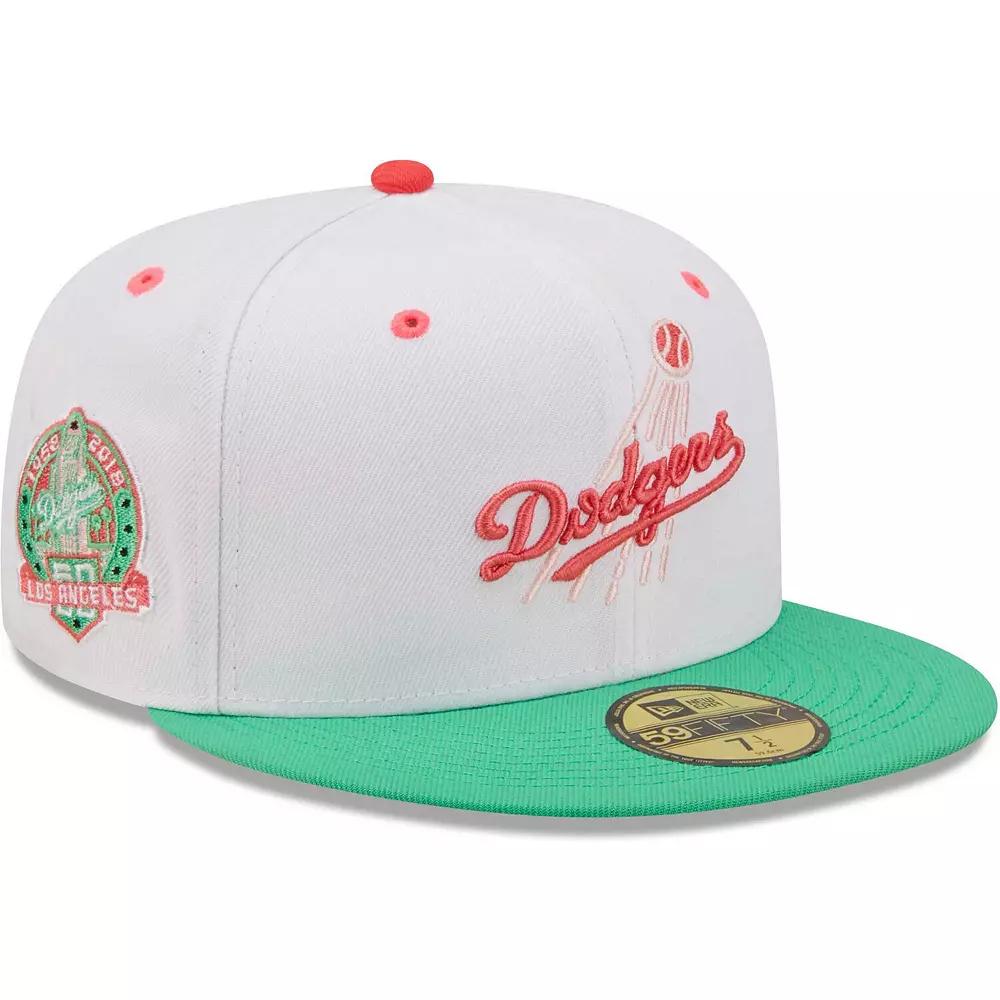 Men's New Era White/Green Los Angeles Dodgers 50th Anniversary Product Image