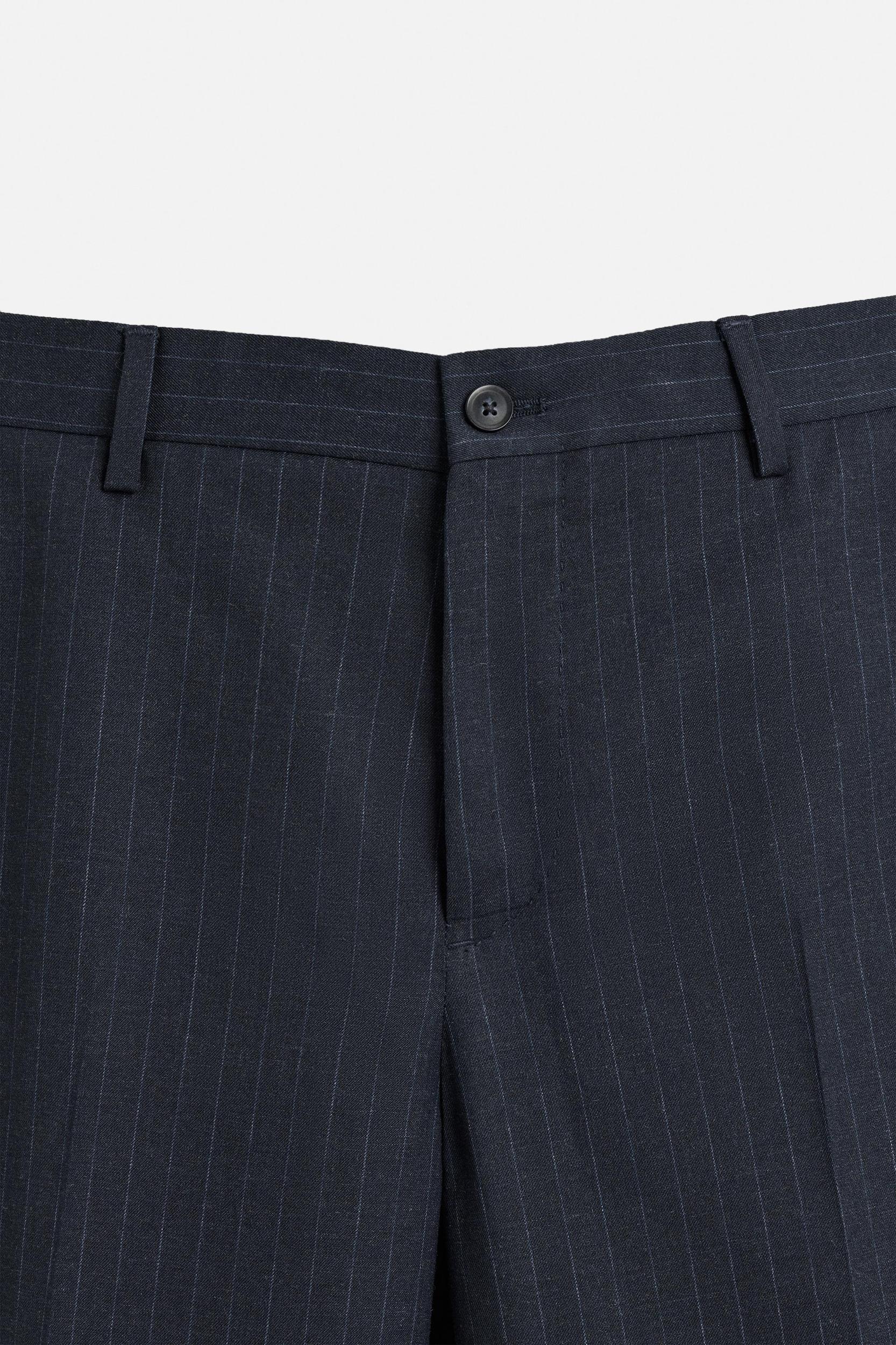 PINSTRIPE SUIT PANTS Product Image