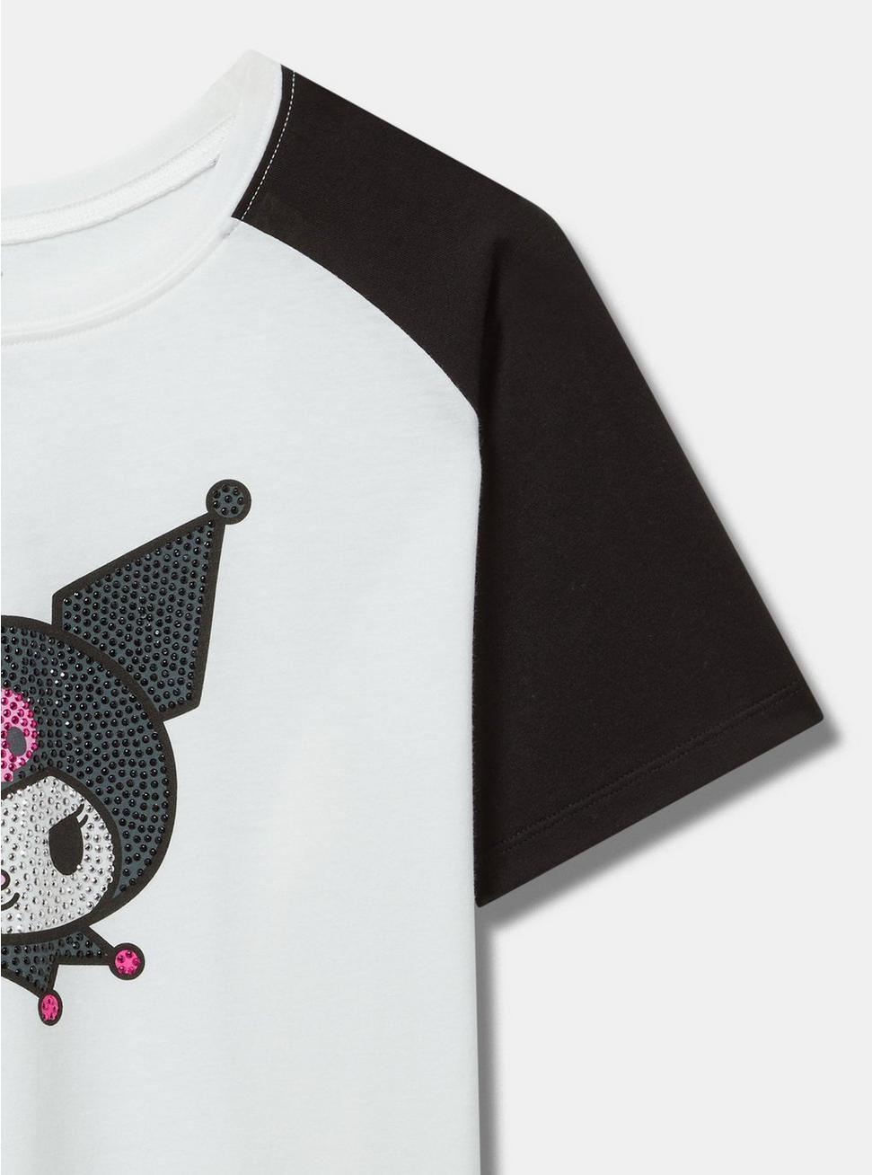 Kuromi Cotton Raglan Tee Product Image