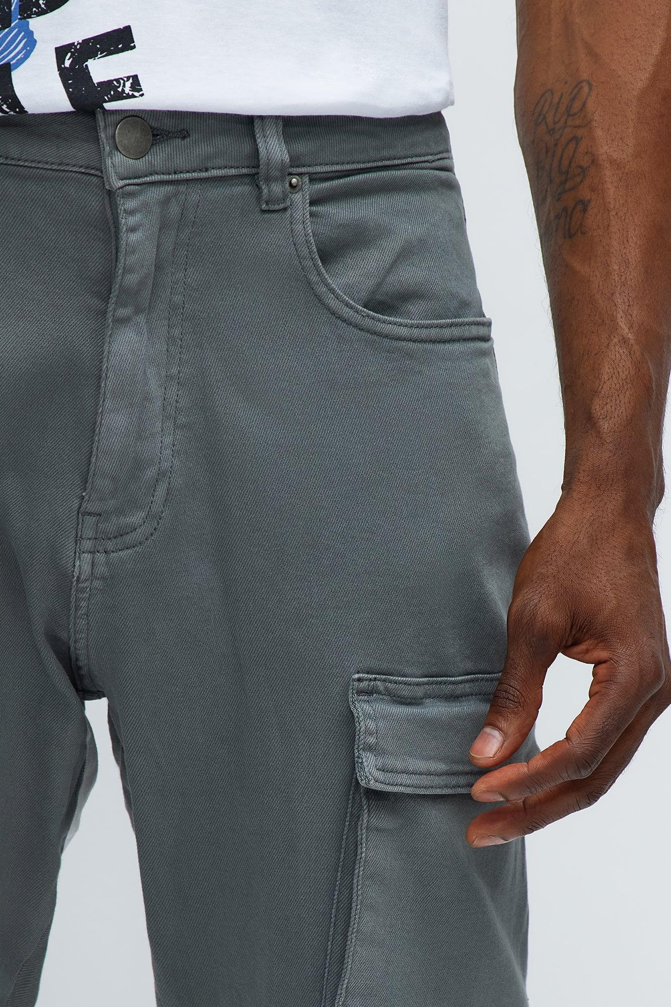 Slim Double It Up Cargo Pants - Sage Male Product Image