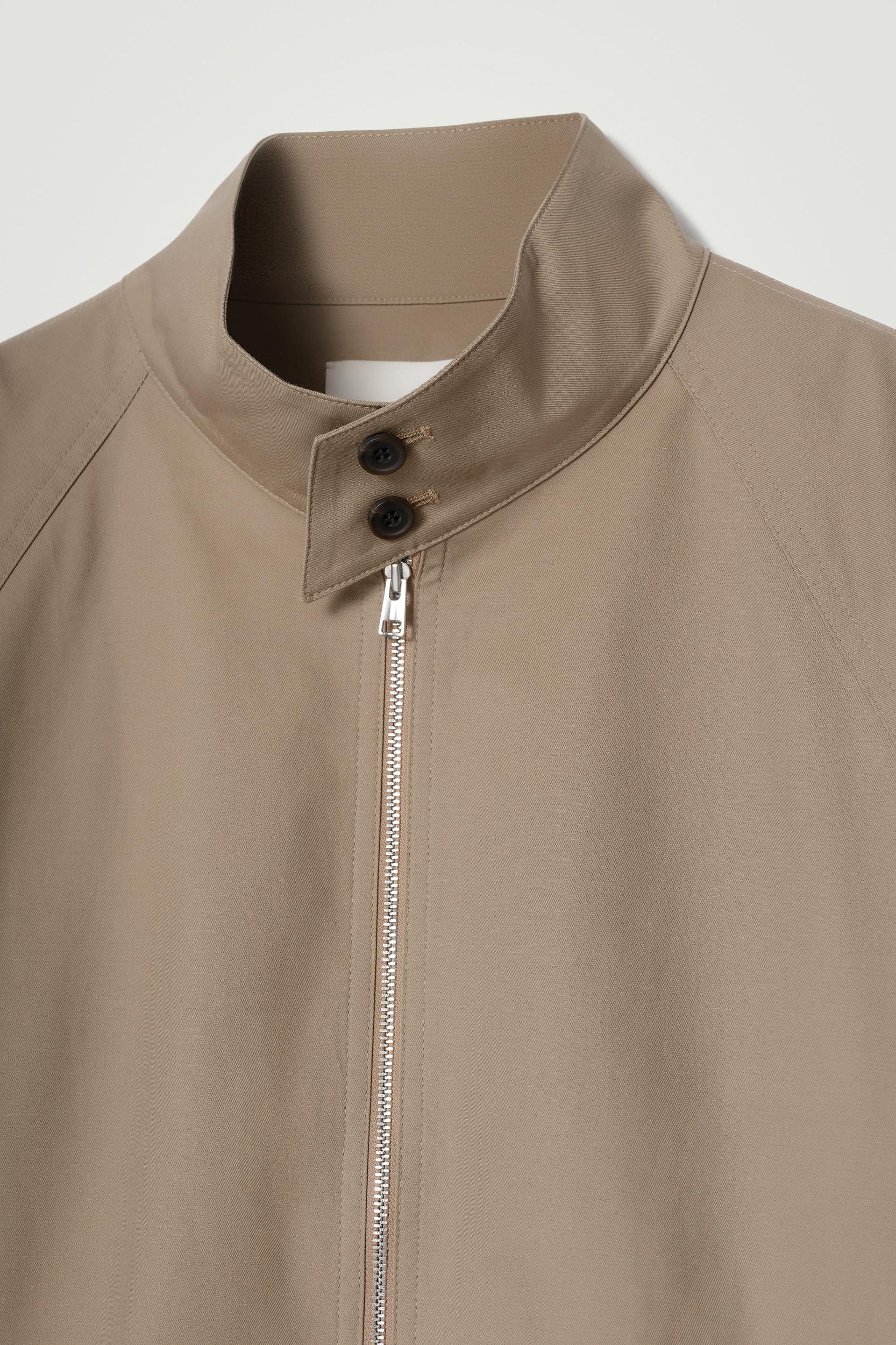 WATER-REPELLENT HARRINGTON JACKET Product Image