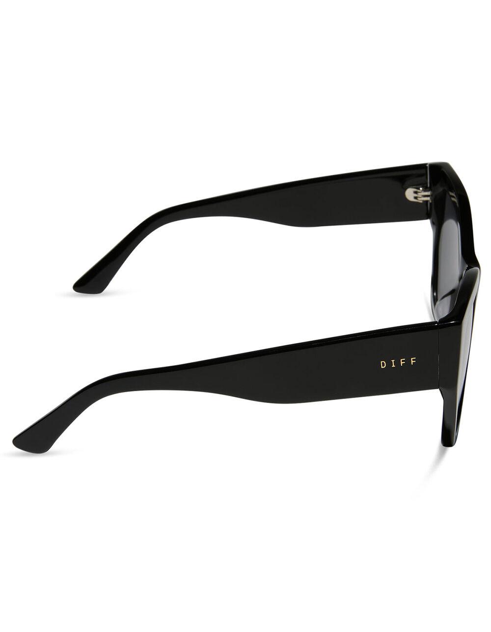 DIFF EYEWEAR Vivienne Polarized Sunglasses - BLACK Product Image