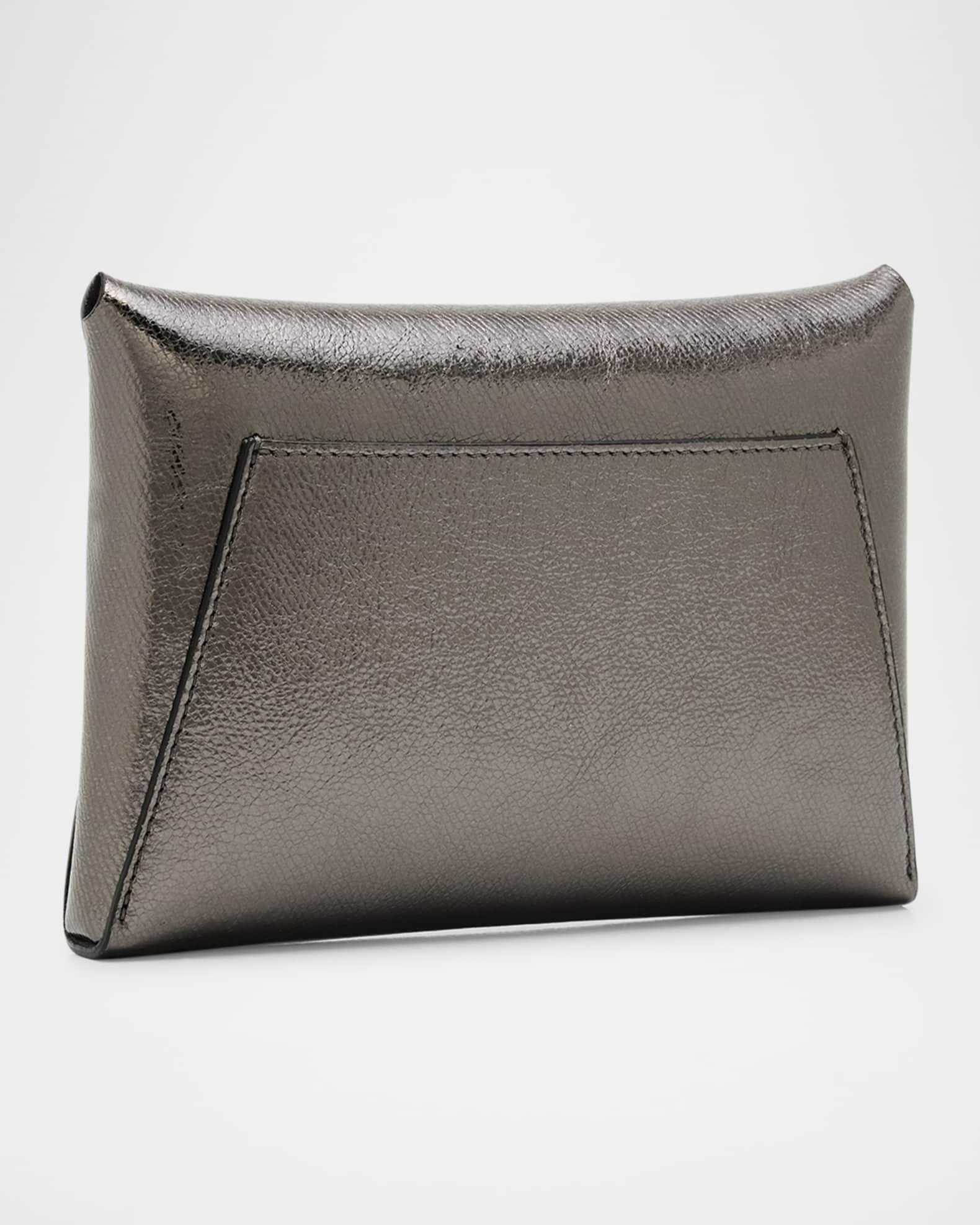 Duo Metallic Leather Pouchette Crossbody Bag Product Image