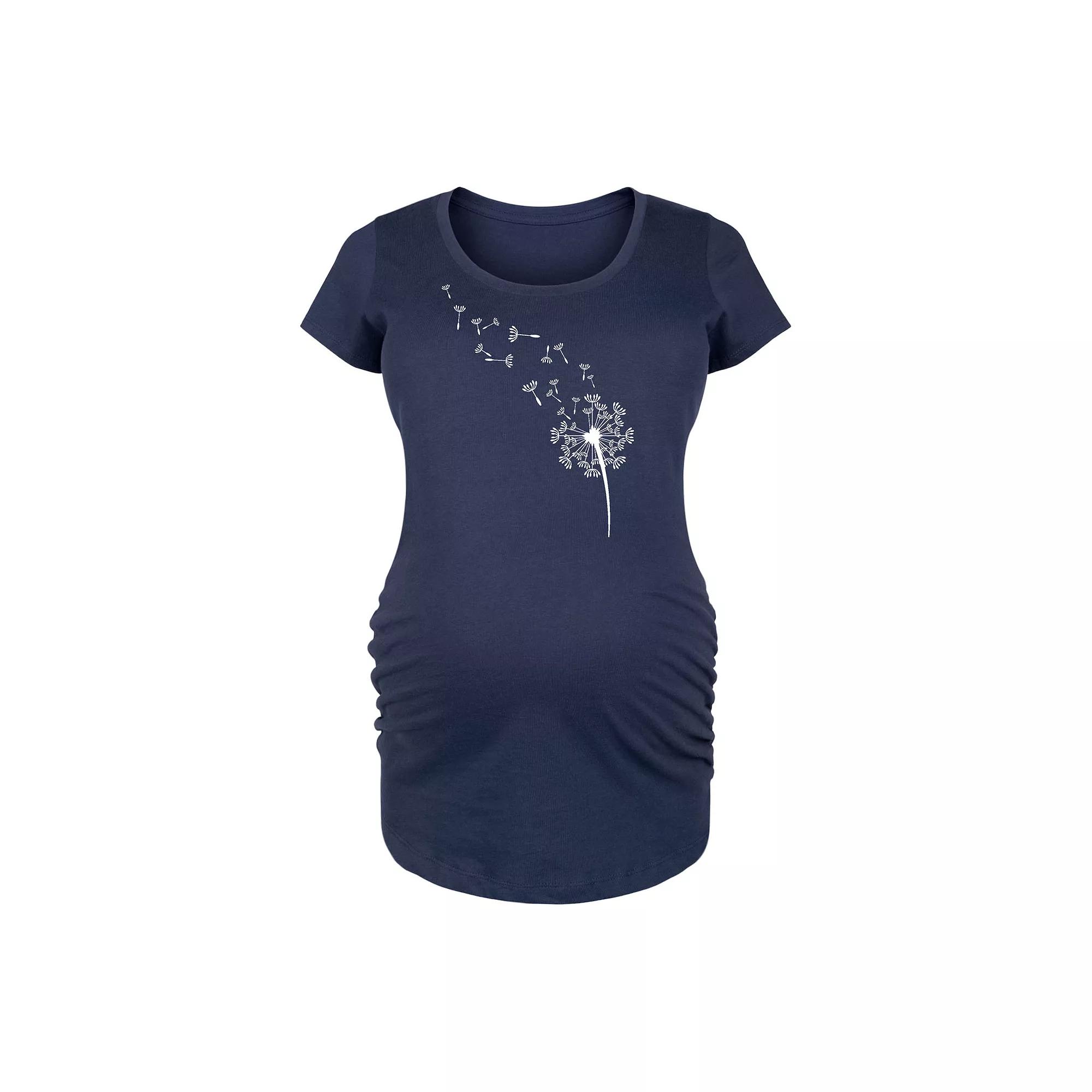 Maternity Dandelion Seeds Graphic Tee, Women's,  Product Image