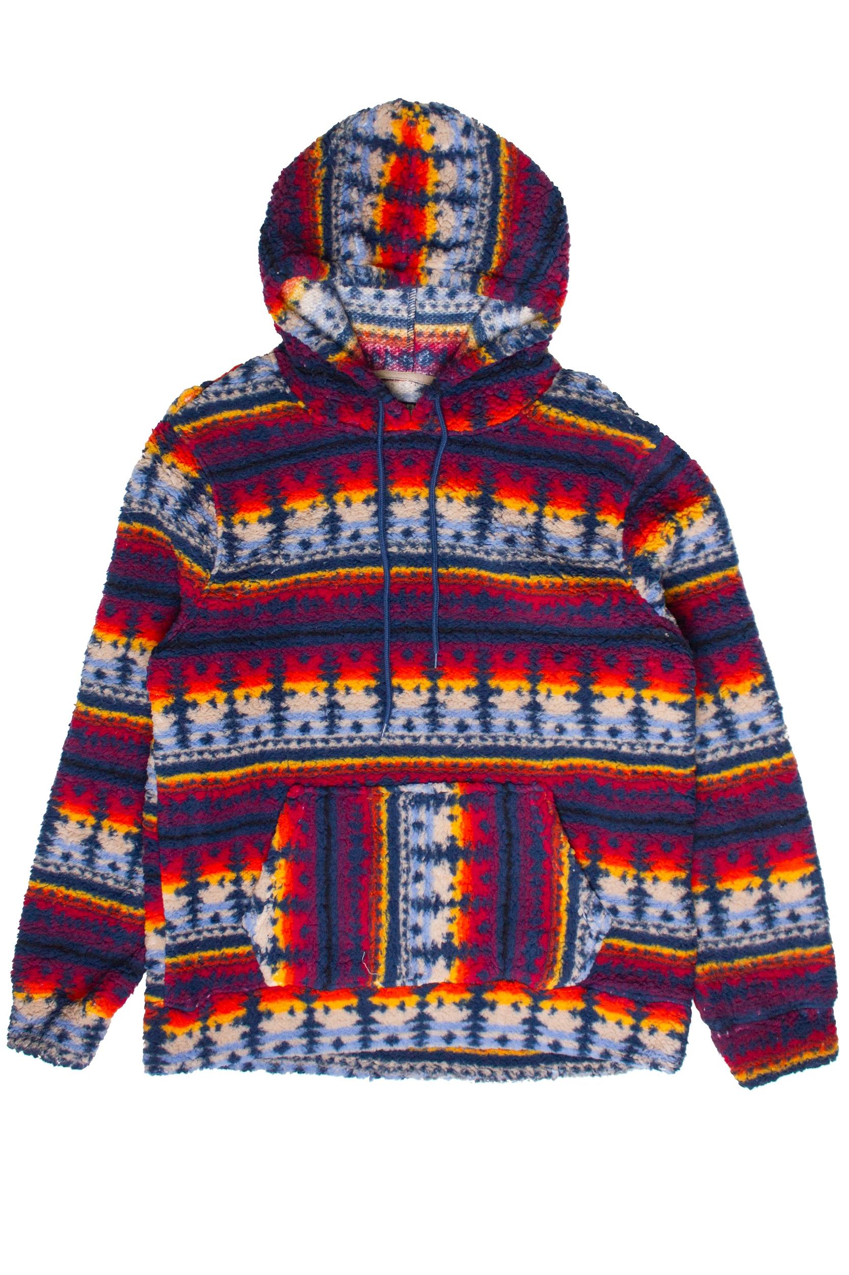 Southwest Pattern Sherpa Hoodie Product Image