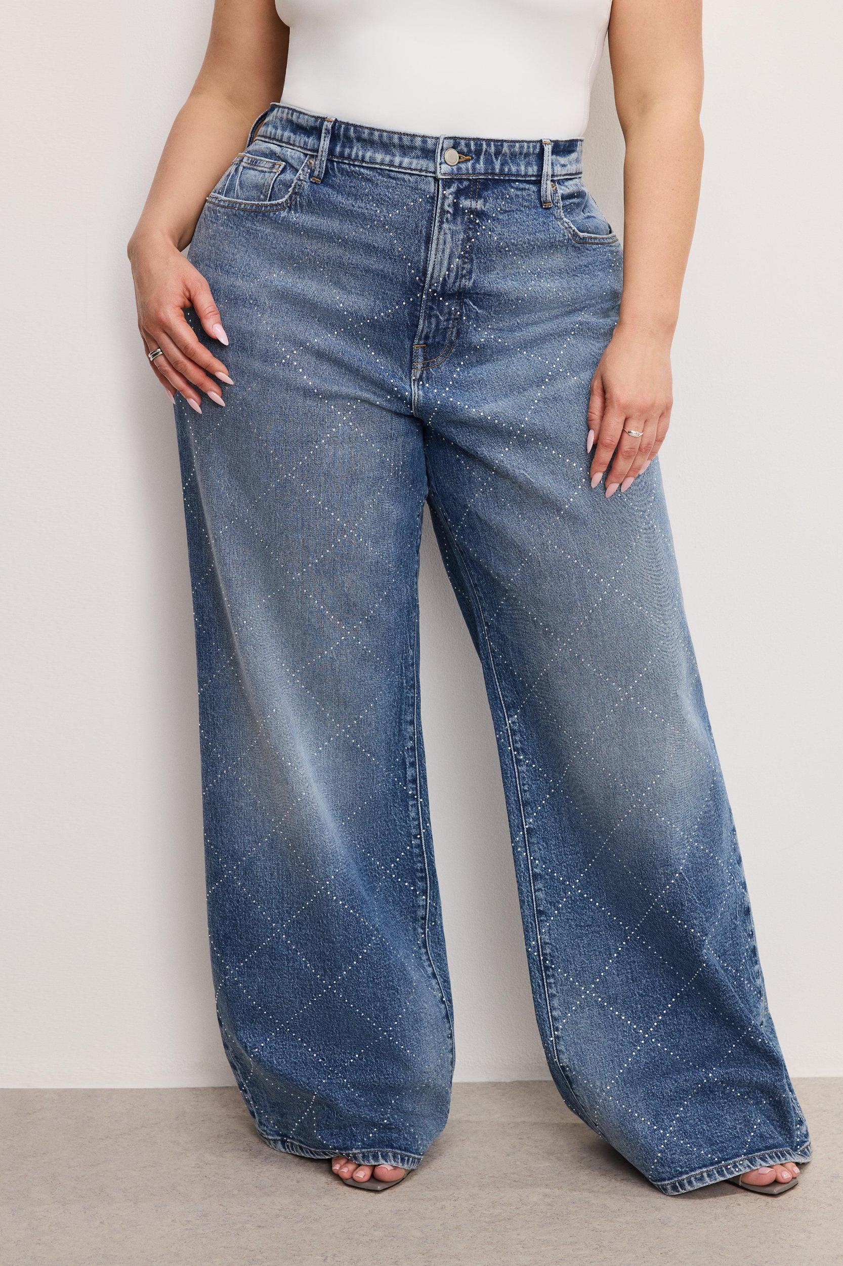 GOOD EASE RELAXED DIAMOND JEANS | INDIGO827 Product Image