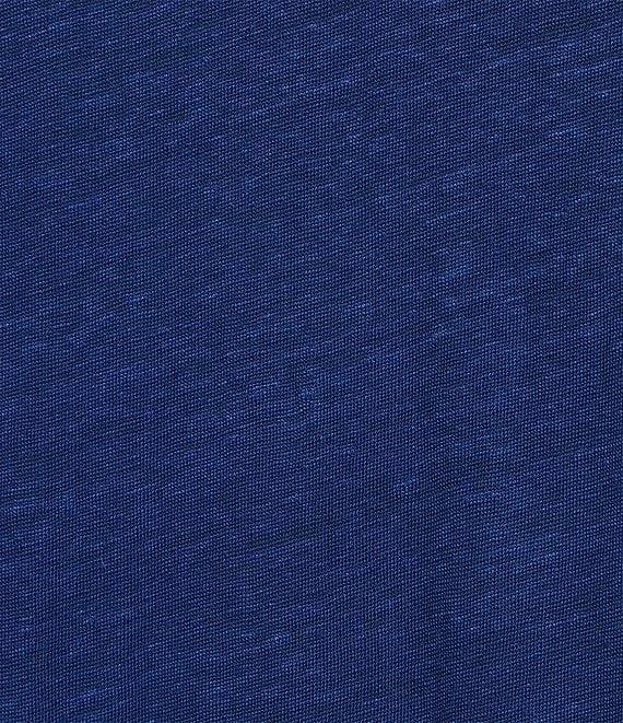 Eileen Fisher Organic Linen Jersey Scoop Neck Sleeveless Dress Product Image