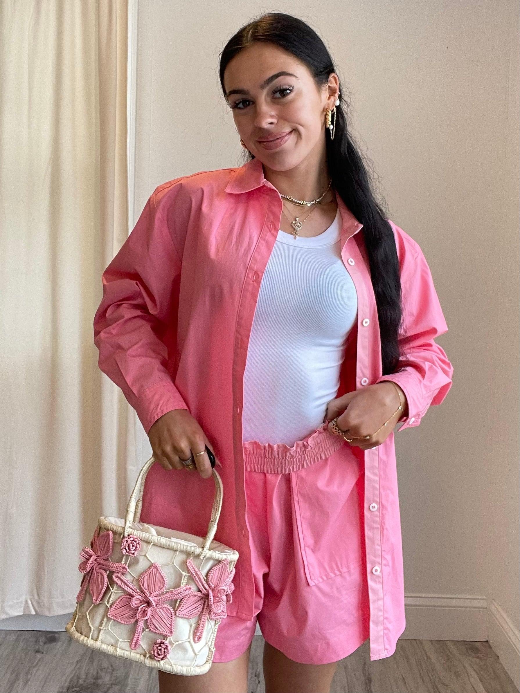 Katy Oversized Striped Shirt | FINAL SALE Product Image