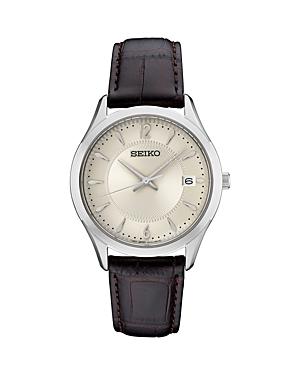 Seiko Essentials Mens White Dial Strap Watch - SRK050 Product Image