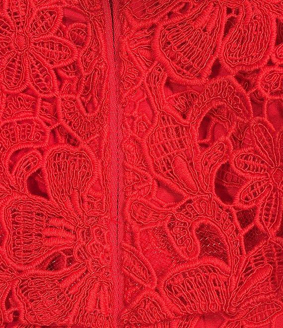 Muse by Marchesa Amaryllis Lace Off-The-Shoulder Midi Dress Product Image