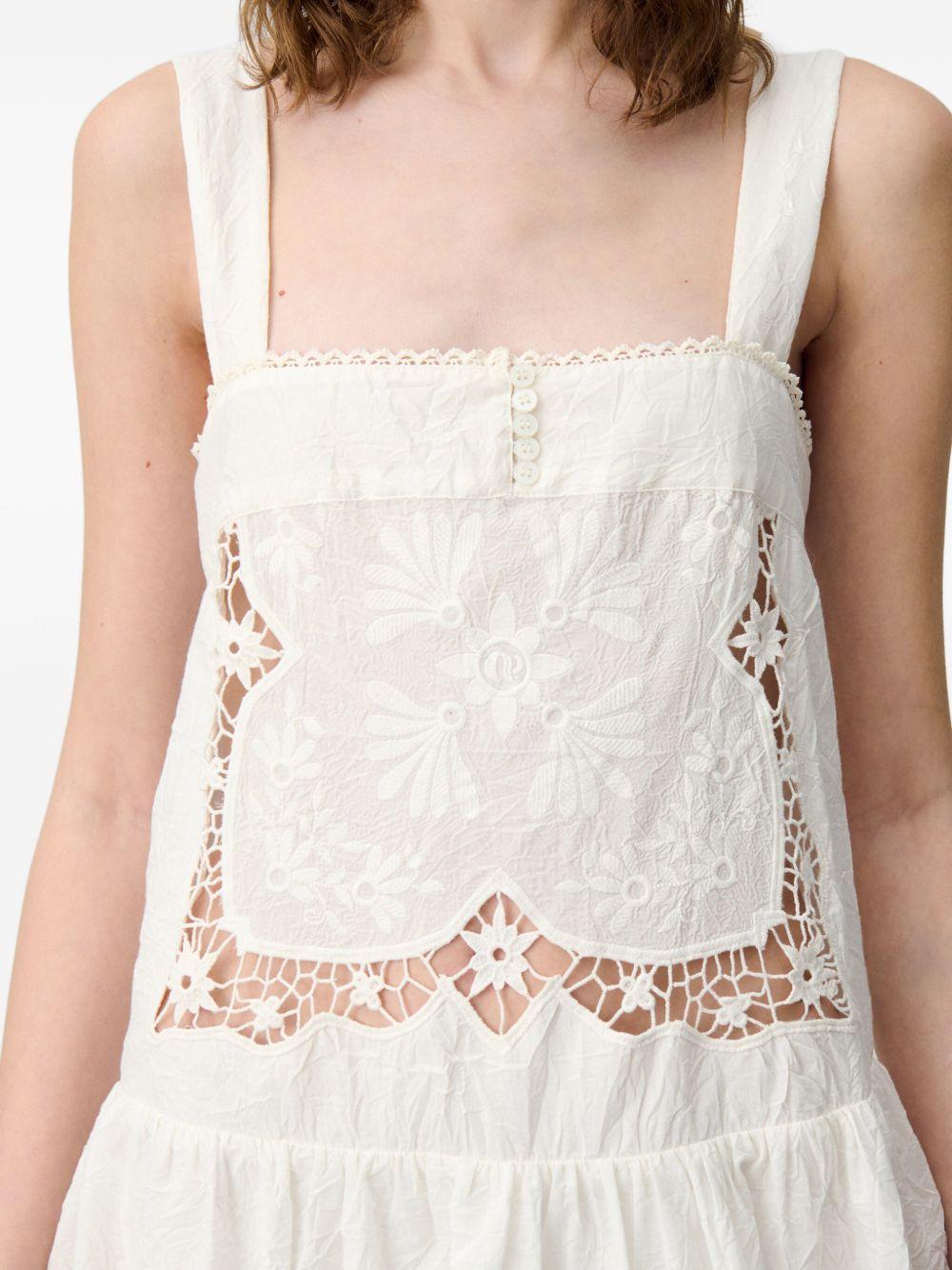 embroidery mini dress Product Image