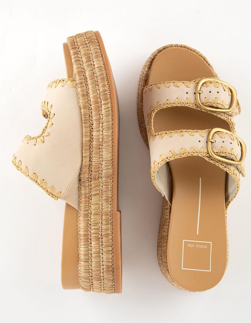 DOLCE VITA Wanika Womens Espadrille Platform Sandals - SAND Product Image