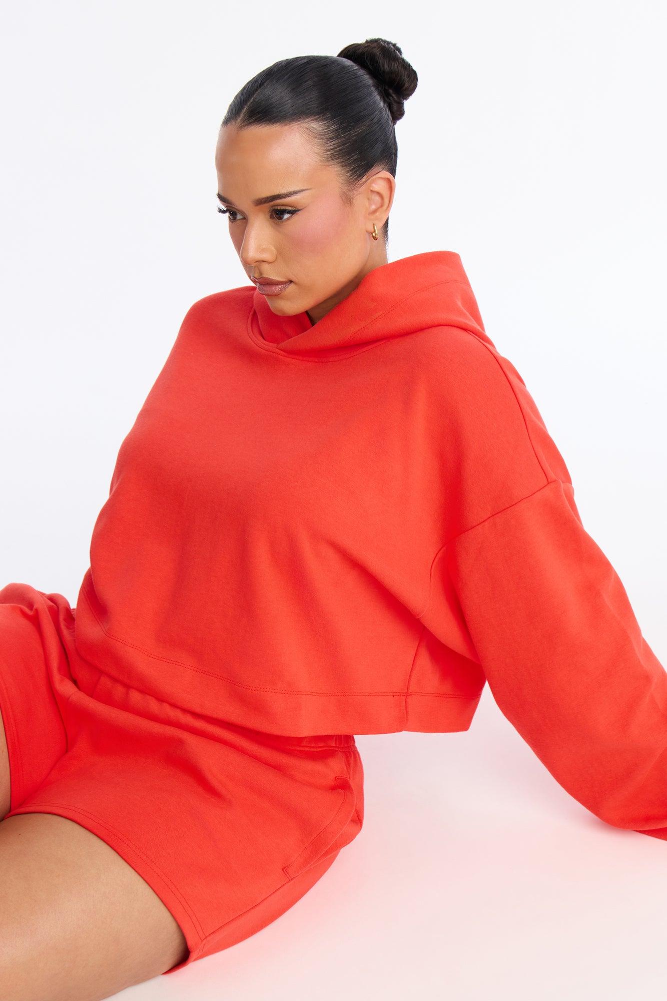 Kenya Sweatshirt Hoodie - Tomato Red Female Product Image
