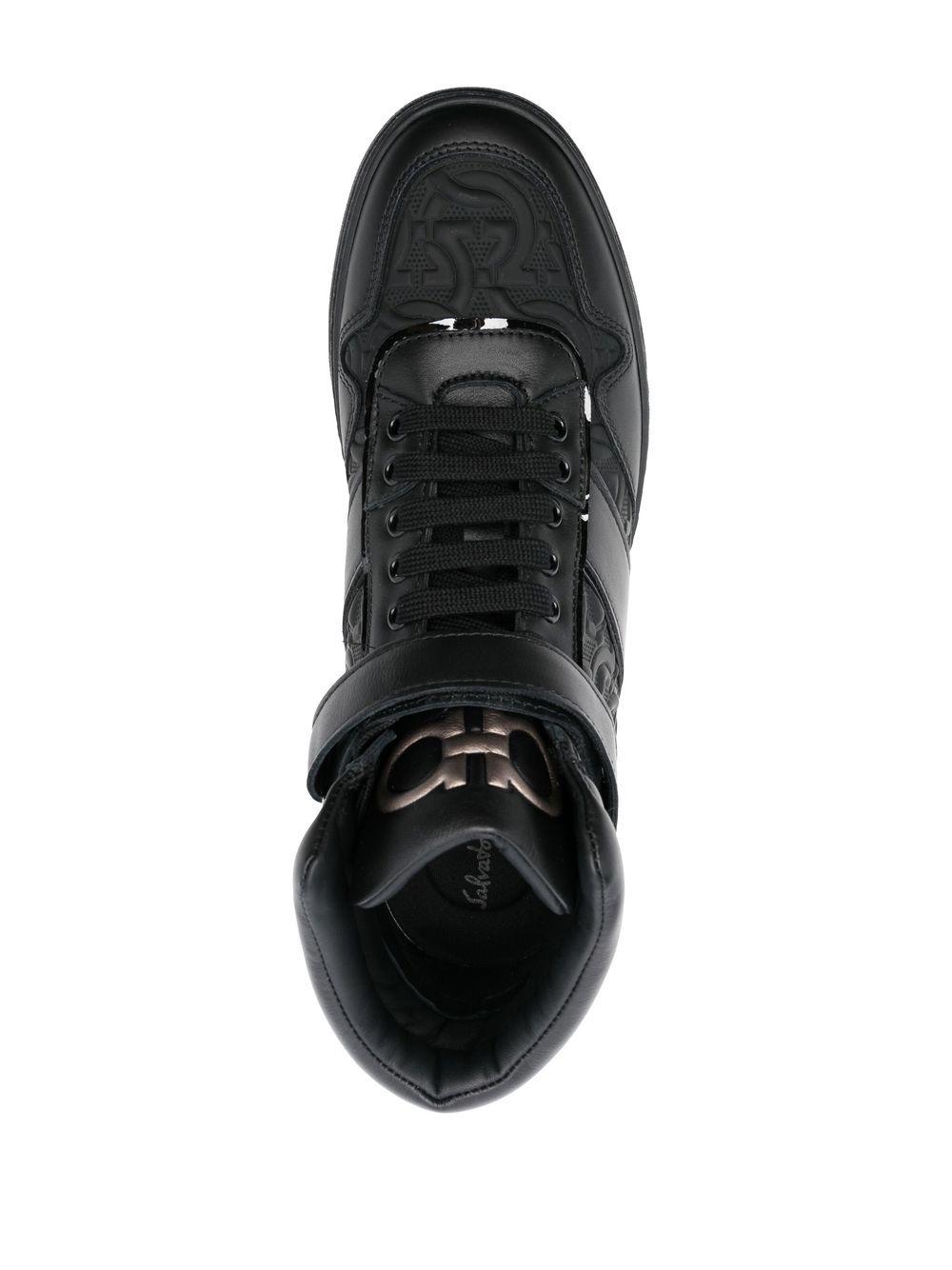 embossed hi-top sneakers Product Image