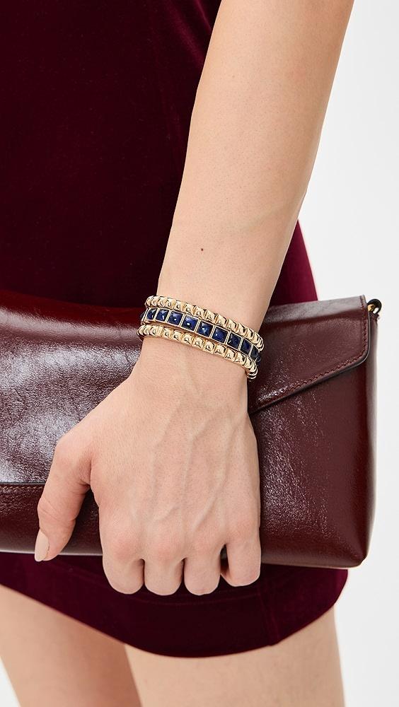 Roxanne Assoulin The Puffy Stud Stack Bracelet Set of 3 | Shopbop Product Image